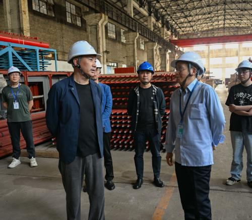 董事長傅強率隊開展安全生產與消防安全大檢查